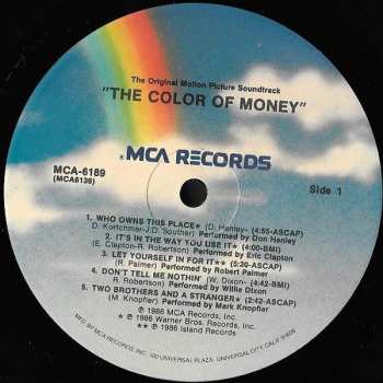 LP Various: "The Color Of Money" - The Original Motion Picture Soundtrack