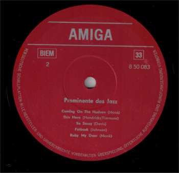 LP Various: Prominente Des Jazz
