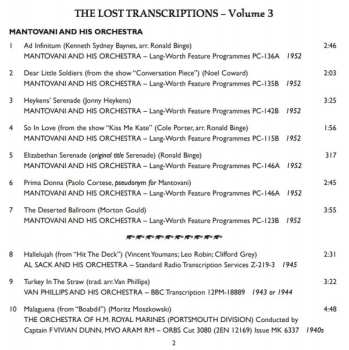 CD Various: The Golden Age Of Light Music: The Lost Transcriptions - Volume 3