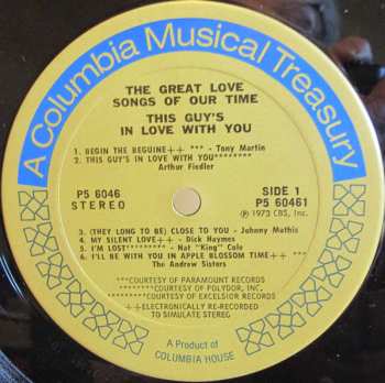 6LP/Set di cofanetti Various: The Great Love Songs Of Our Time
