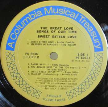 6LP/Set di cofanetti Various: The Great Love Songs Of Our Time