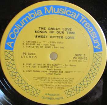 6LP/Set di cofanetti Various: The Great Love Songs Of Our Time
