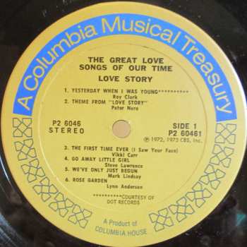 6LP/Set di cofanetti Various: The Great Love Songs Of Our Time