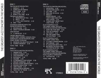 3CD Various: The Greatest Jazz Concert In The World