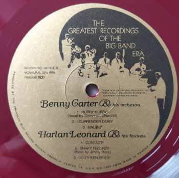 2LP/Set di cofanetti Various: The Greatest Recordings Of The Big Band Era 49/50 (2xLP + BOX + BOOKLET) (ČERVENÉ DESKY)