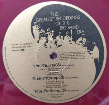 2LP/Set di cofanetti Various: The Greatest Recordings Of The Big Band Era 49/50 (2xLP + BOX + BOOKLET) (ČERVENÉ DESKY)