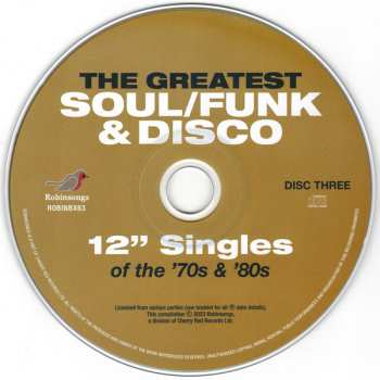 4CD/Set di cofanetti Various: The Greatest Soul/Funk & Disco 12" Singles Of The '70s & '80s