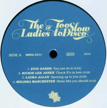 2LP Various: The Ladies Of Too Slow To Disco