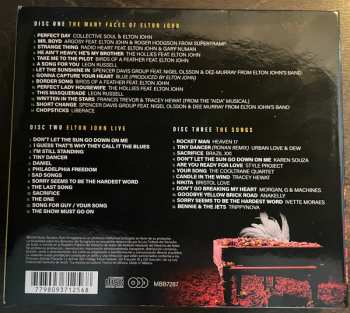3CD Various: The Many Faces Of Elton John