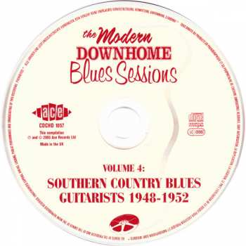 CD Various: The Modern Downhome Blues Sessions Volume 4: Southern Country Blues Guitarists 1948-1952
