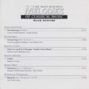 CD Various: The Most Beautiful Melodies Of Classical Music - Blue Danube