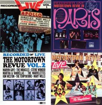 4CD/Set di cofanetti Various: The Motortown Revue Collection (Recorded Live) LTD