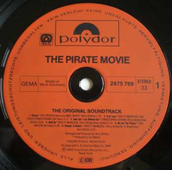 LP Various: The Pirate Movie - The Original Soundtrack From The Motion Picture