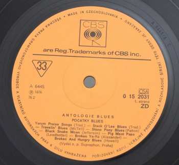 2LP Various: Antologie Blues