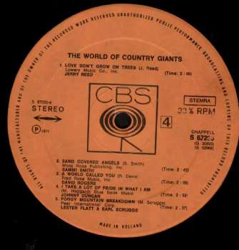 2LP Various: The World Of Country Giants