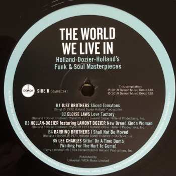 2LP Various: The World We Live In | Holland-Dozier-Holland's Funk & Soul Masterpieces