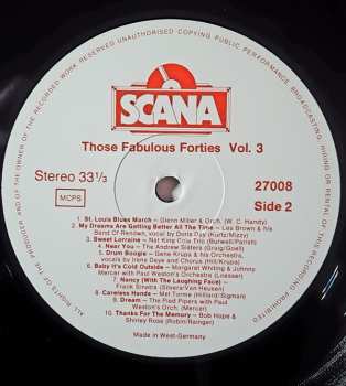 LP Various: Those Fabulous Fourties Volume 3
