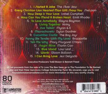 2CD Various: To Love The Bee Gees (A Tribute To The Brothers Gibb) DLX | LTD