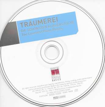 CD Various: Träumerei - Die Schönsten Klavierstücke - The Loveliest Piano Pieces