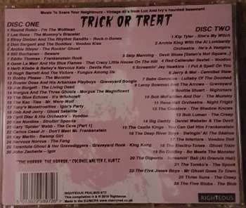 2CD Various: Trick Or Treat (Music To Scare Your Neighbours - Vintage 45’s From Lux And Ivy’s Haunted Basement)