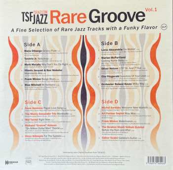 2LP Various: TSF JAZZ Rare Grooves Vol. 1 - A Fine Selection Of Rare Jazz Tracks With A Funky Flavor