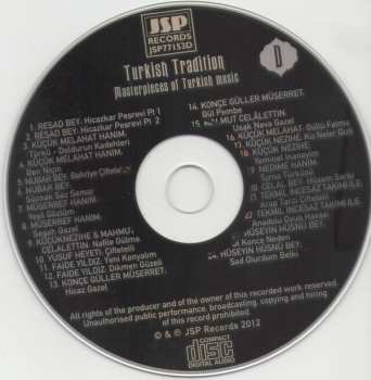 4CD Various: Turkish Tradition (Masterpieces Of Turkish Musical Culture)