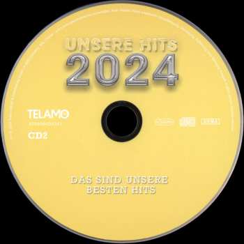 2CD/DVD Various: Unsere Hits 2024 (Das Sind Unsere Besten Hits)