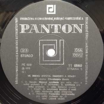 10LP/Set di cofanetti Various: Ve Jménu Života Radosti A Krásy (3xLP+BOX+BOOKLET)