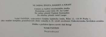 10LP/Set di cofanetti Various: Ve Jménu Života Radosti A Krásy (3xLP+BOX+BOOKLET)