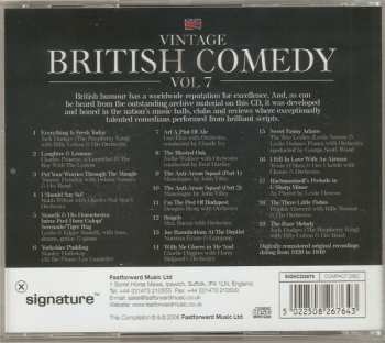 CD Various: Vintage British Comedy Vol 7