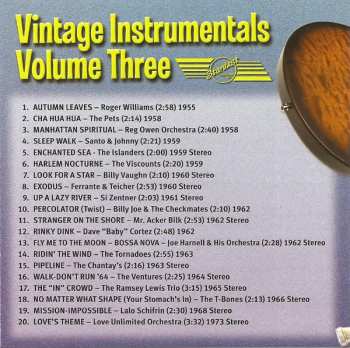 CD Various: Vintage Instrumentals - Volume Three