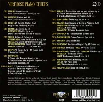 22CD/Set di cofanetti Various: Virtuoso Piano Etudes