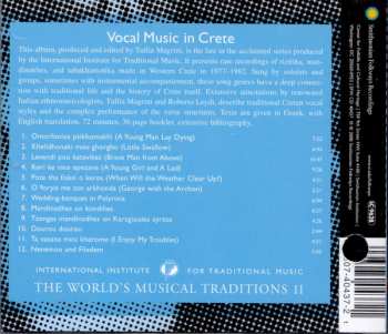 CD Various: Vocal Music In Crete