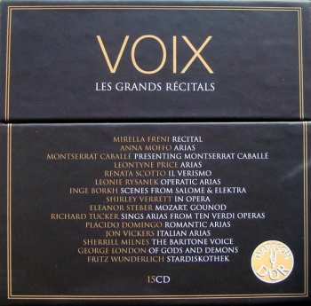 15CD/Set di cofanetti Various: Voix - Les Grands Récitals