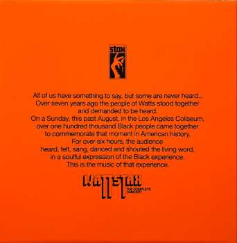 10LP/Set di cofanetti Various: Wattstax ‘72 The Complete Concert LTD