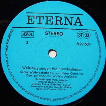 LP Various: Weltstars Singen Weihnachtslieder