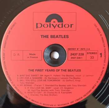 4LP/Set di cofanetti Various: First Years Of Who, Cream, Procol Harum, Beatles