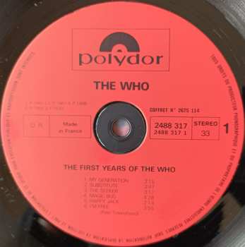 4LP/Set di cofanetti Various: First Years Of Who, Cream, Procol Harum, Beatles