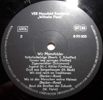 LP Various: Wir Mansfelder