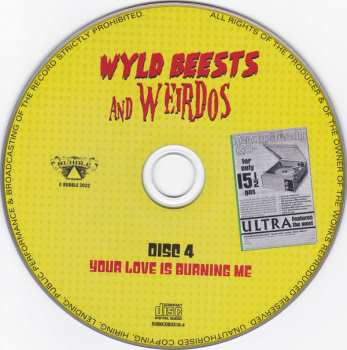 6CD/Set di cofanetti Various: Wyld Beests And Weirdos (Gods Of British 60's R&B Beat Punk)