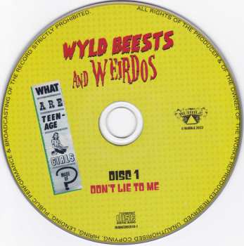 6CD/Set di cofanetti Various: Wyld Beests And Weirdos (Gods Of British 60's R&B Beat Punk)