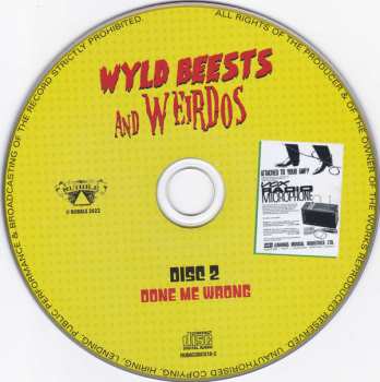 6CD/Set di cofanetti Various: Wyld Beests And Weirdos (Gods Of British 60's R&B Beat Punk)