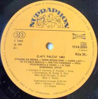 LP Various: Zlatý Palcát 1982