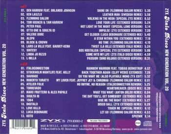 2CD Various: ZYX Italo Disco New Generation Vol. 20