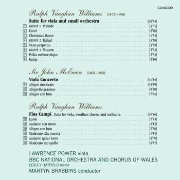 CD Ralph Vaughan Williams: Flos Campi • Suite For Viola And Small Orchestra • Viola Concerto