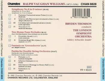 CD The London Symphony Orchestra: Symphony No.8 In D Minor / Partita For Double String Orchestra / Fantasia On Greensleeves / Two Hymn-Tune Preludes