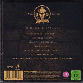 6CD/DVD/Set di cofanetti Venom: In Nomine Satanas