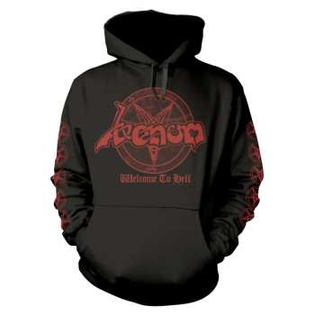 Merch Venom: Felpa con cappuccio Welcome To Hell (red)