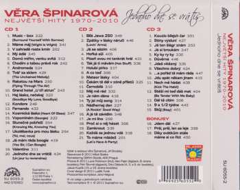 3CD Věra Špinarová: Jednoho Dne Se Vrátíš - Největší Hity 1970-2010