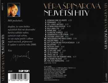CD Věra Špinarová: Největší Hity